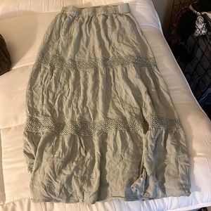 Long flowy skirt. Perfect for comfort and style!